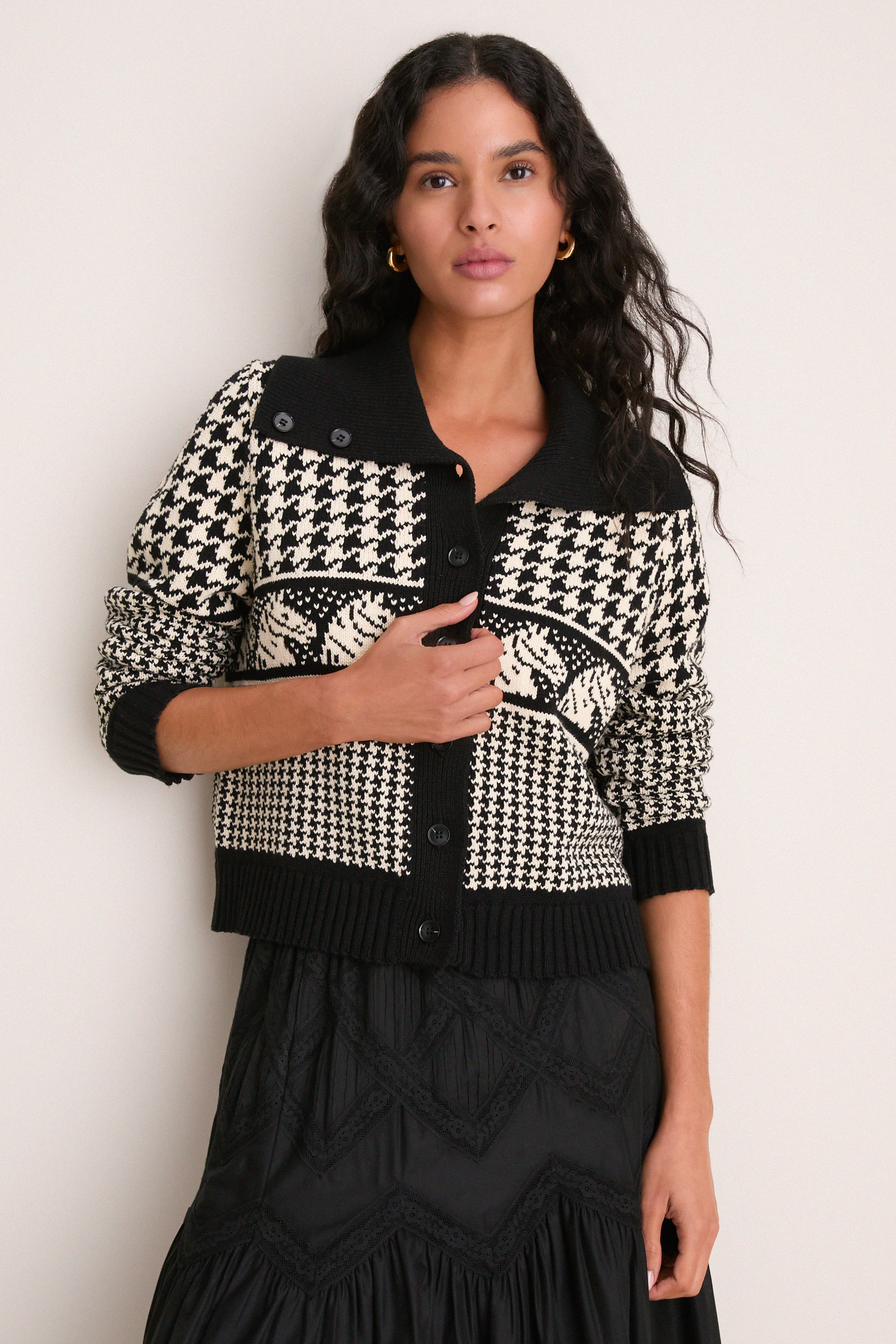 Black Pony Cardigan