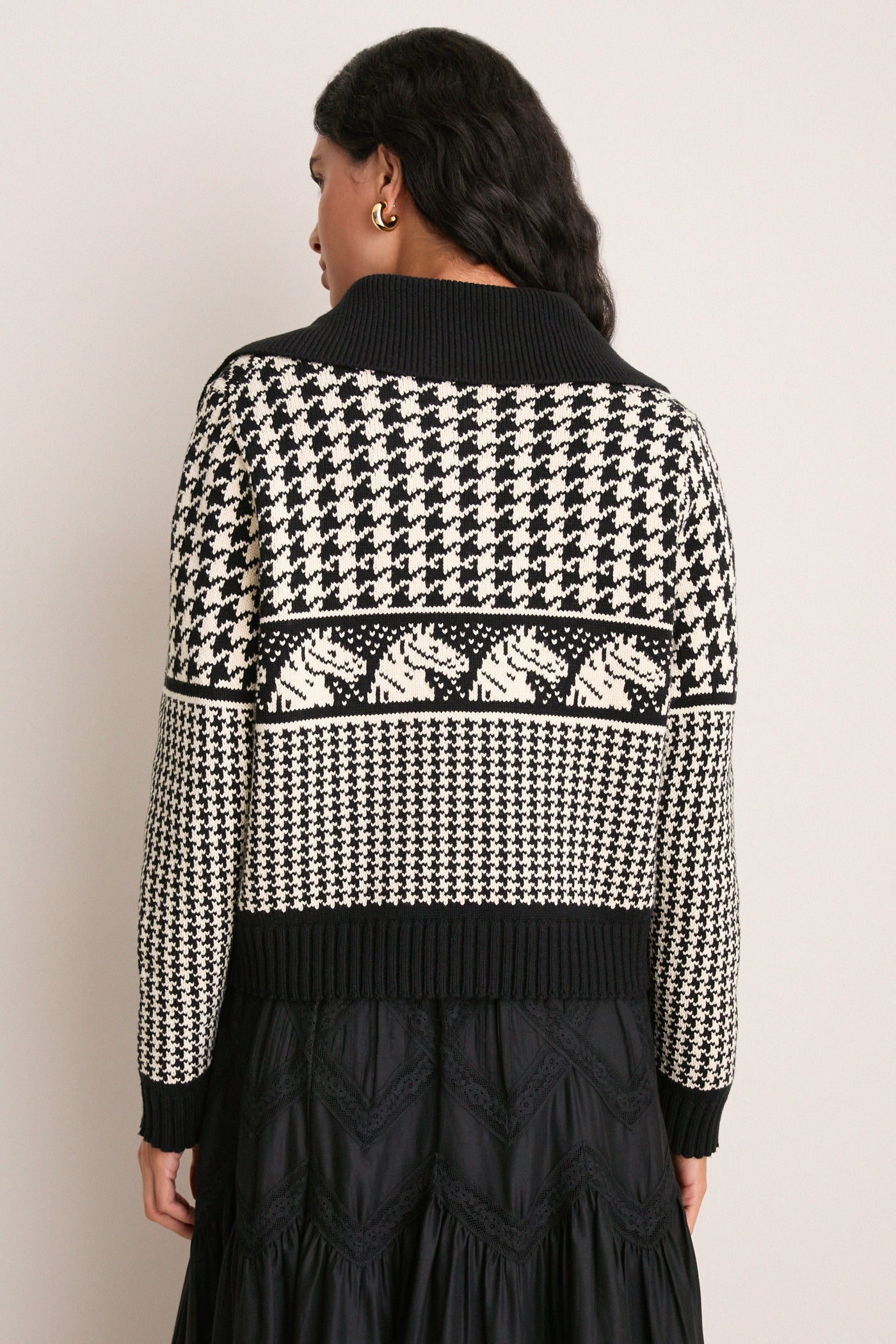Black Pony Cardigan
