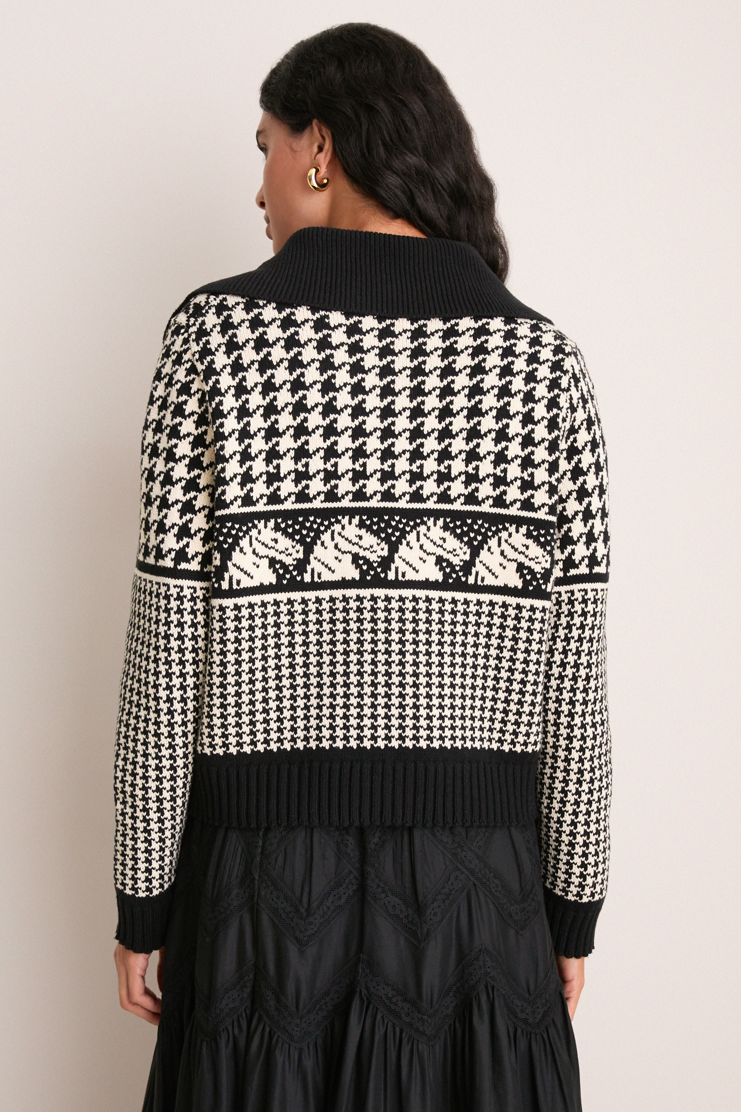 Black Pony Cardigan