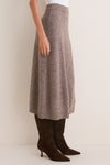 Hazelnut Aloa Knitted Skirt
