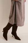 Hazelnut Aloa Knitted Skirt