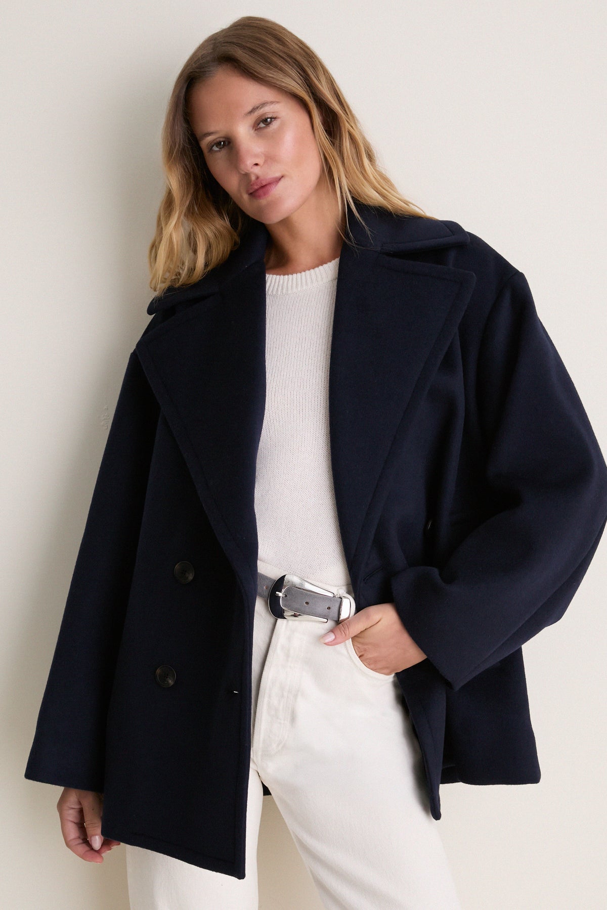 Navy Alpe Short Coat