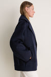 Navy Alpe Short Coat