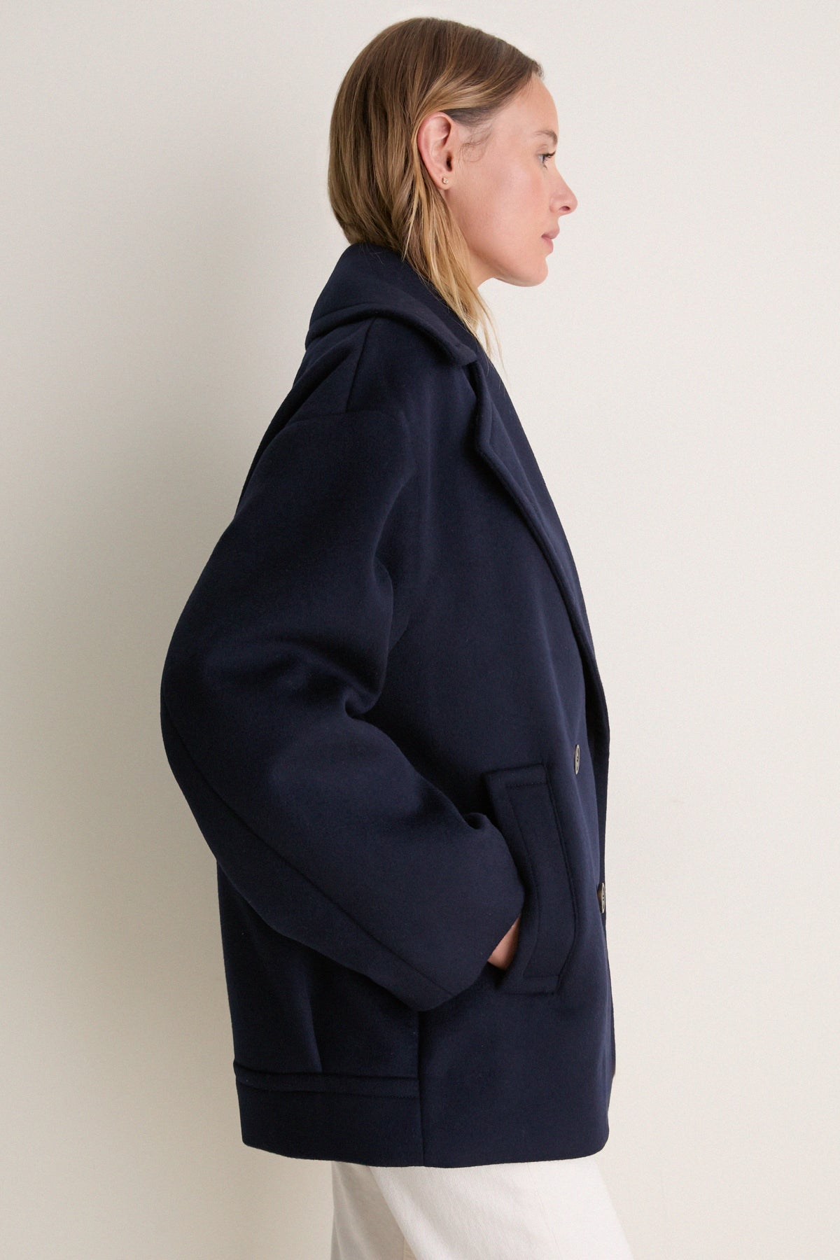 Navy Alpe Short Coat