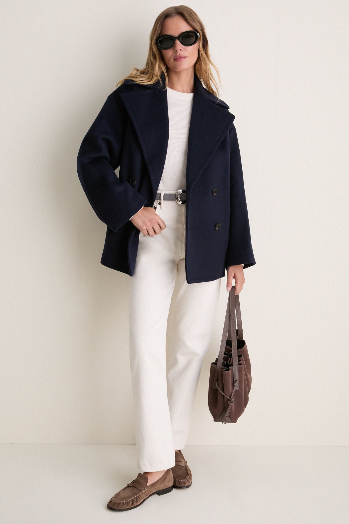 Navy Alpe Short Coat