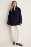 Navy Alpe Short Coat