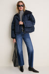 Navy Burnea Quilted Jacket