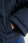 Navy Burnea Quilted Jacket