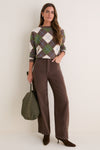 Brown Ordine Pants