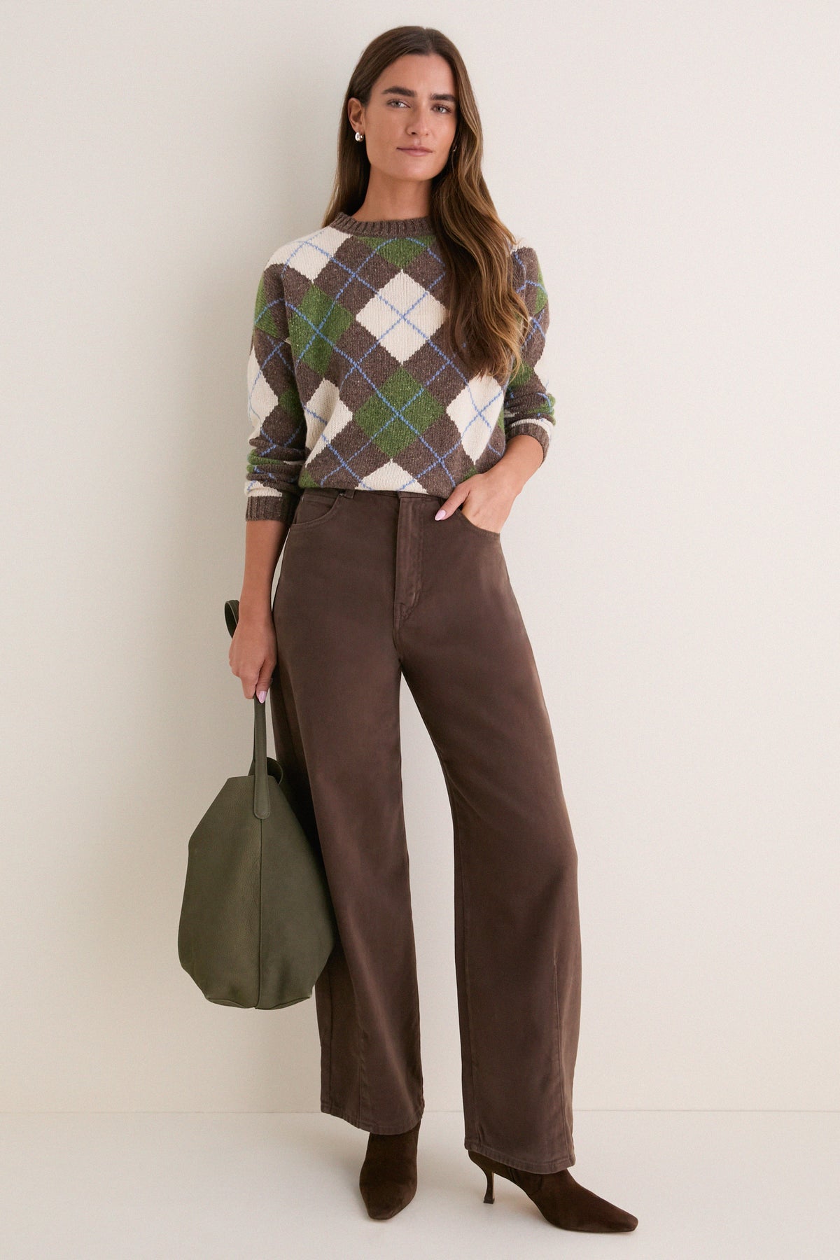 Brown Ordine Pants