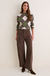 Brown Ordine Pants