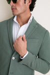 Sage Knit Travel Blazer