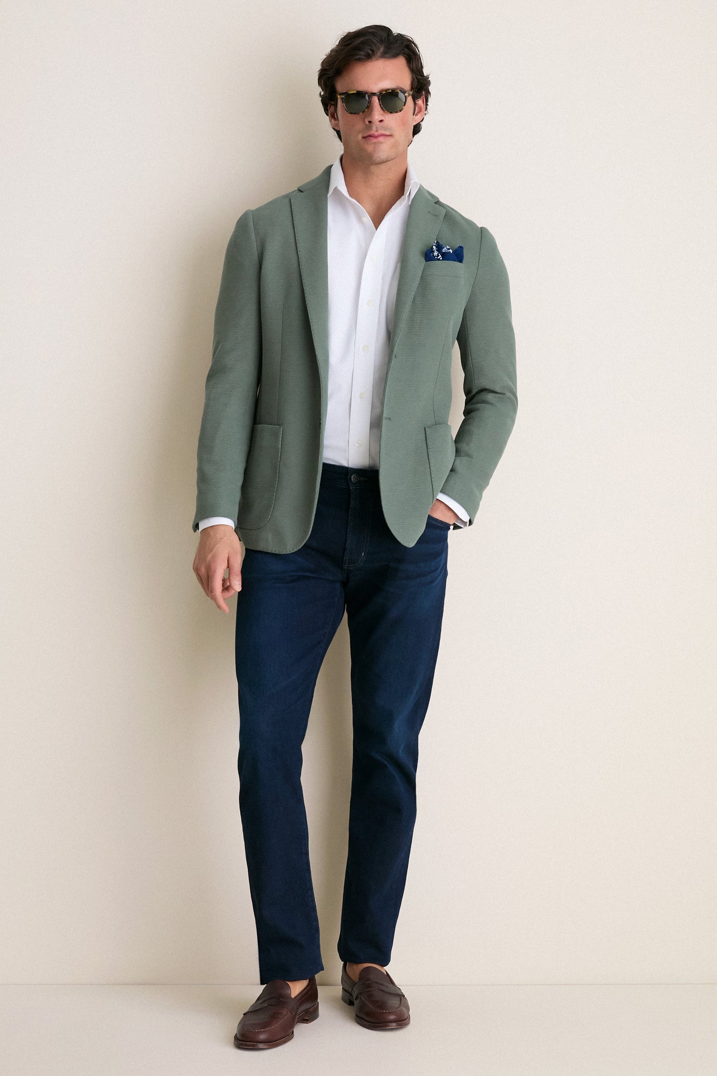Sage Knit Travel Blazer