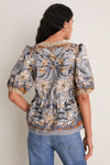 Stained Glass Beauty Soft Blue Blouse