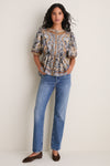 Stained Glass Beauty Soft Blue Blouse