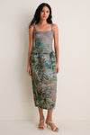 Petricor Multicolor Sleeveless Maxi Dress