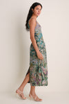 Petricor Multicolor Sleeveless Maxi Dress