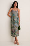 Petricor Multicolor Sleeveless Maxi Dress