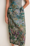 Petricor Multicolor Sleeveless Maxi Dress