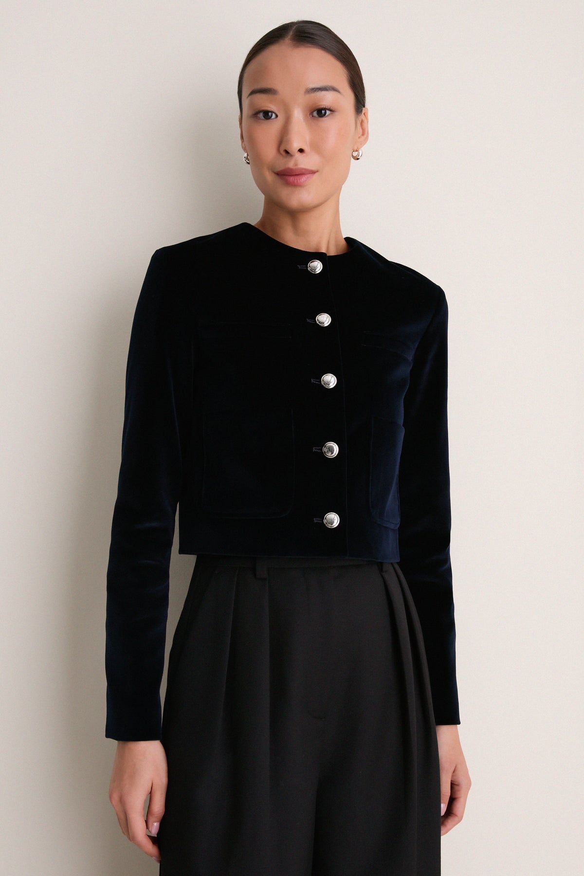 Navy Bernadette Jacket