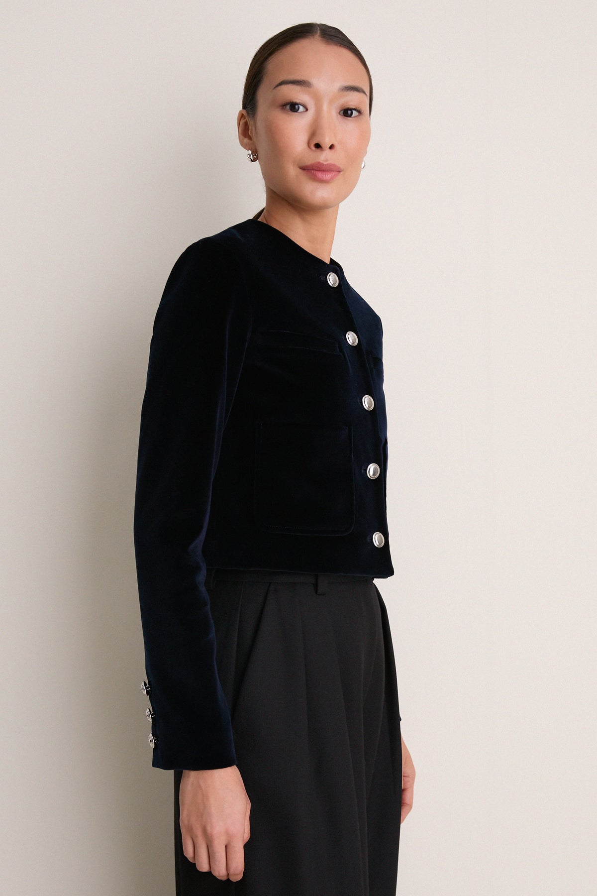 Navy Bernadette Jacket