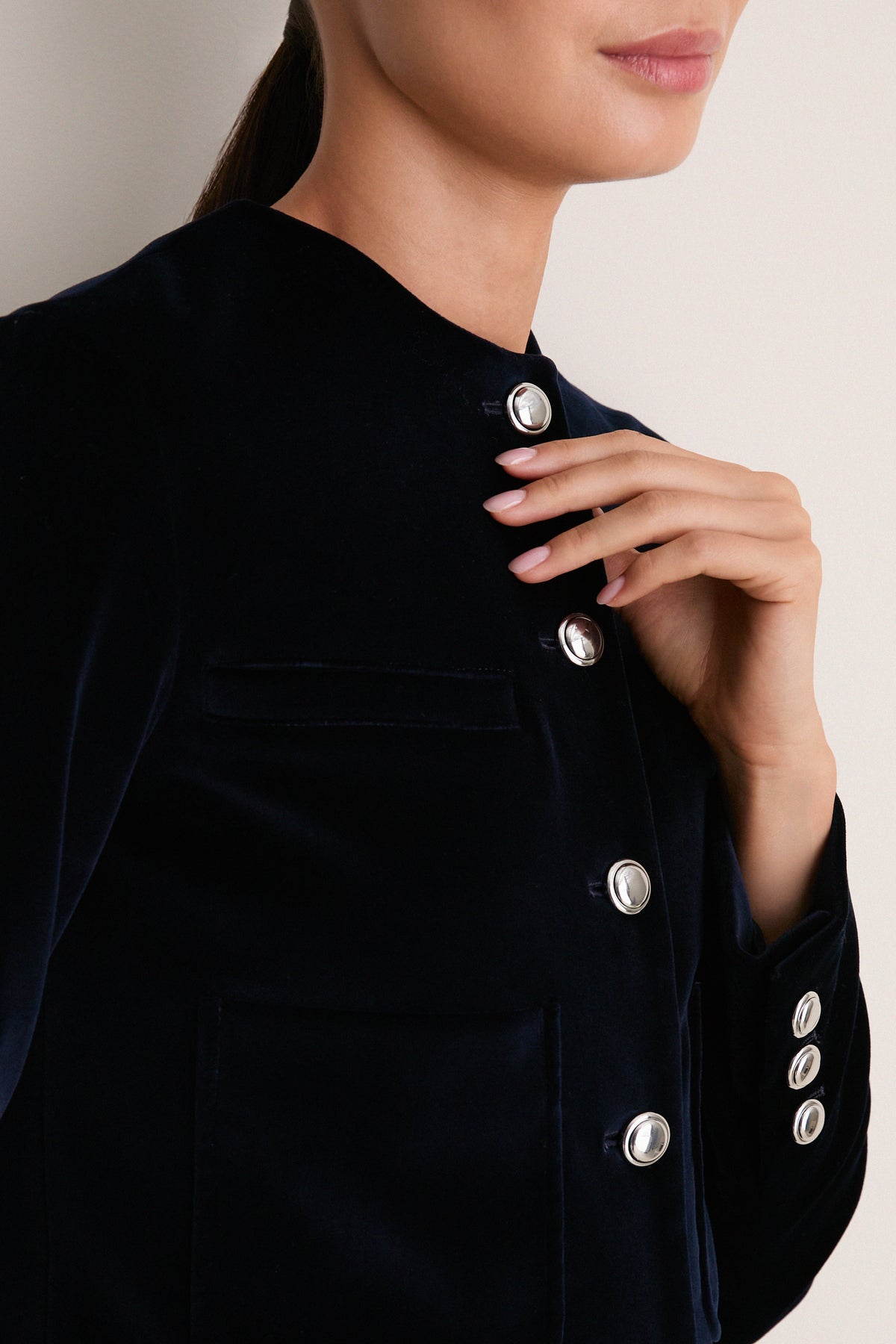 Navy Bernadette Jacket