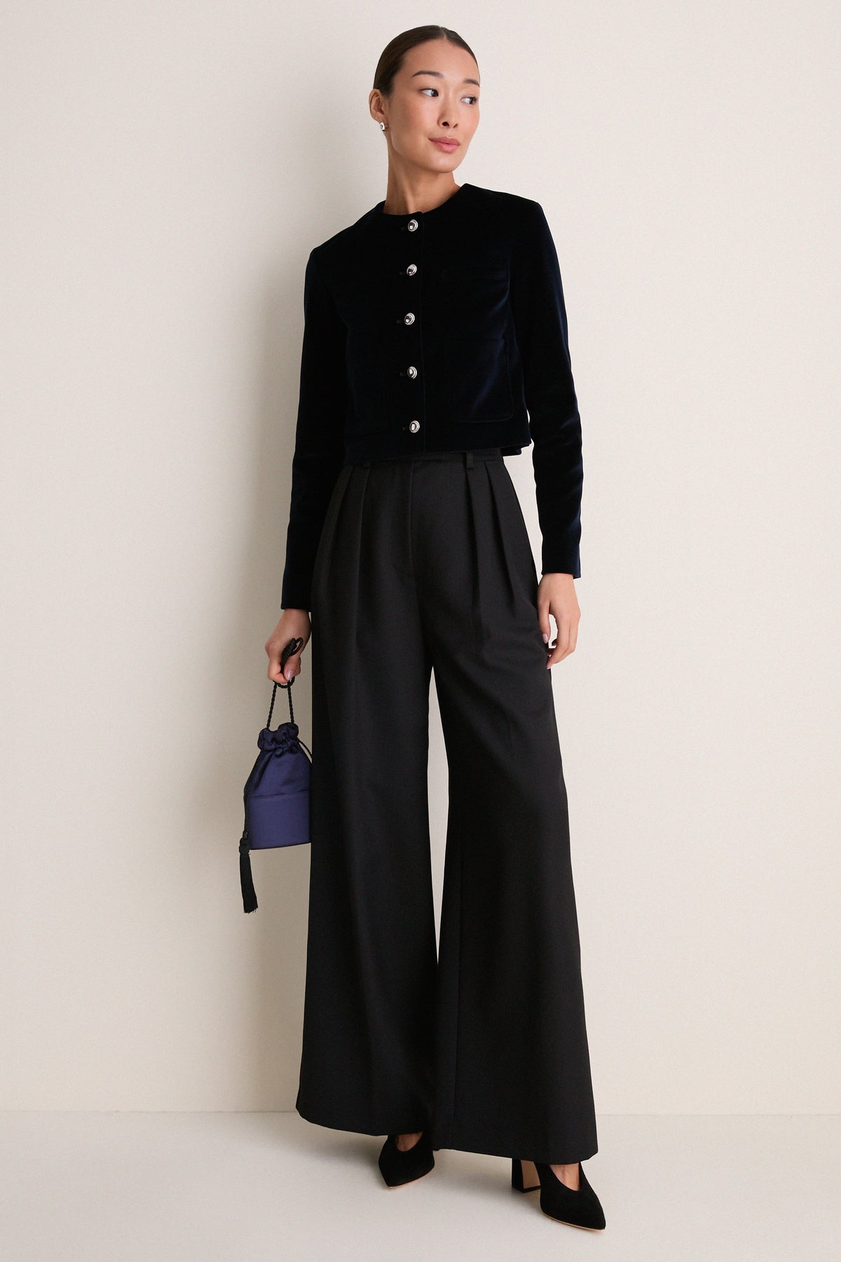 Navy Bernadette Jacket
