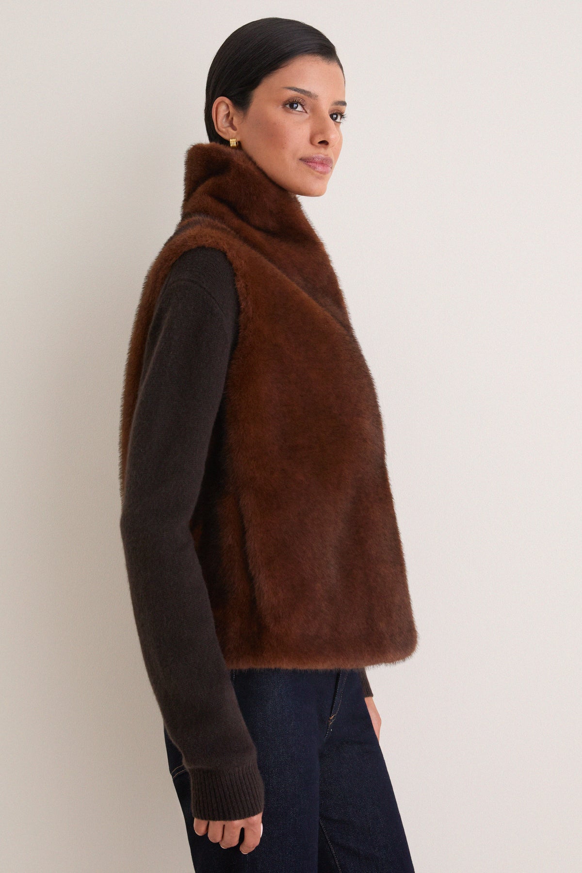 Roux Helise Fur Vest
