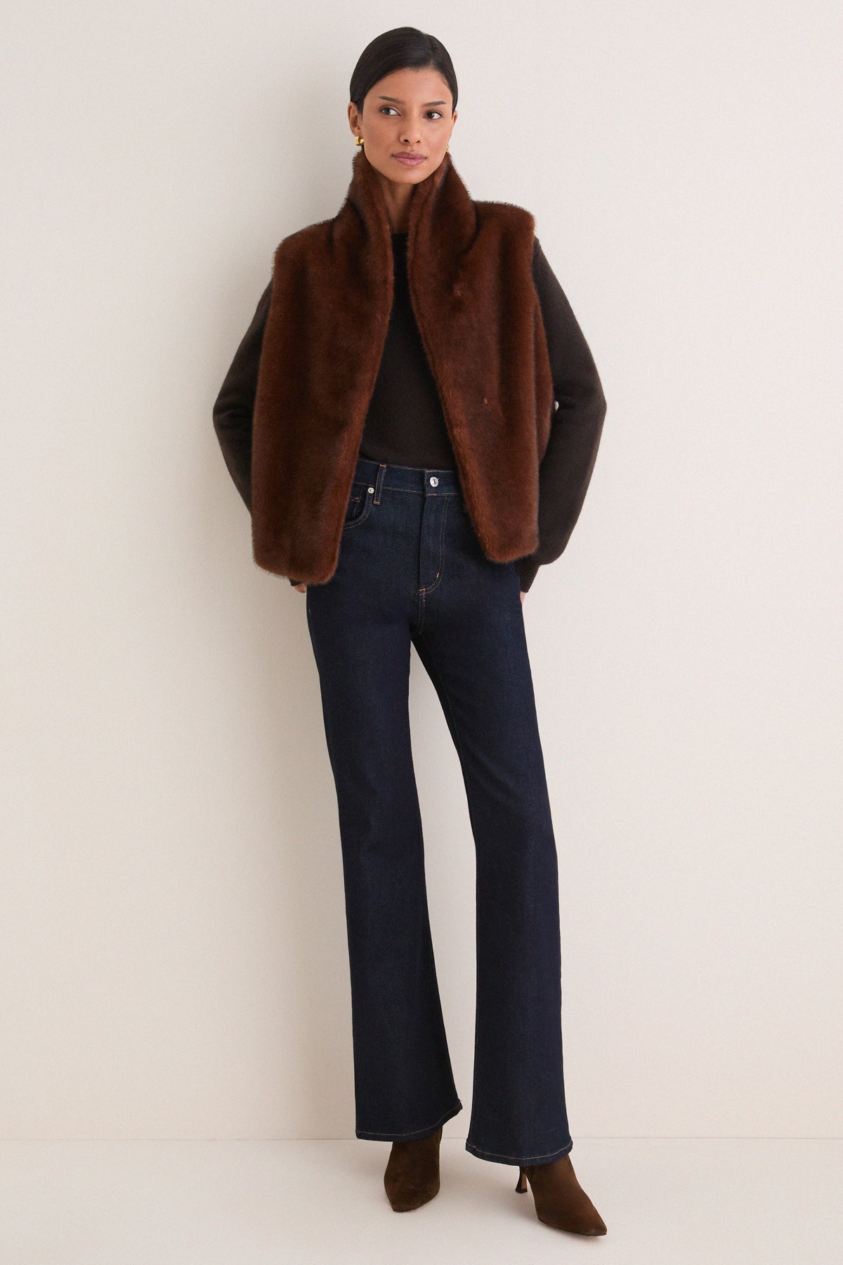 Roux Helise Fur Vest
