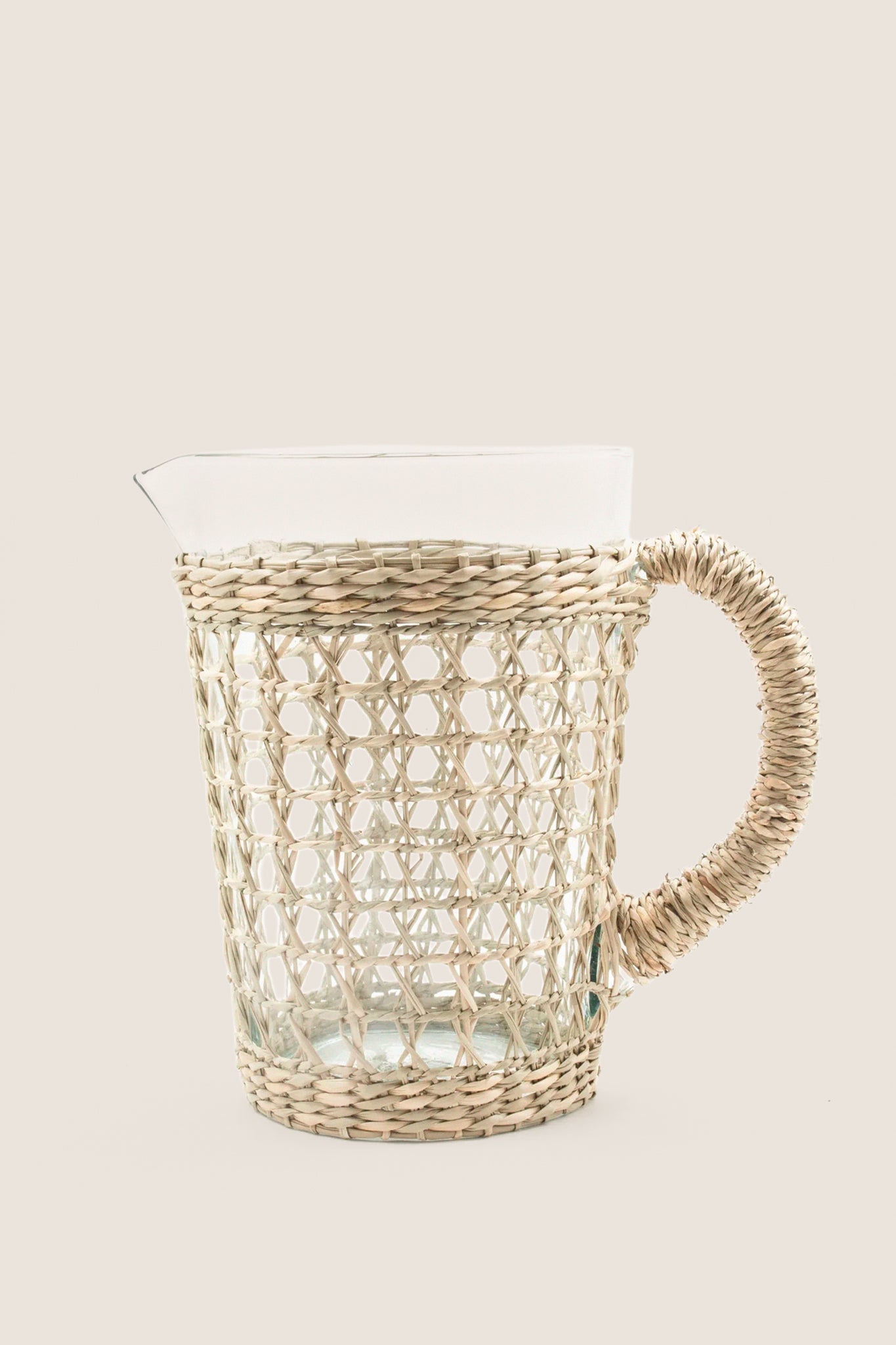 Be Home Seagrass Cage Pitcher