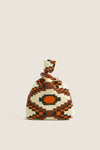 Orange Multi Beaded Veronica Beard Swing Bag