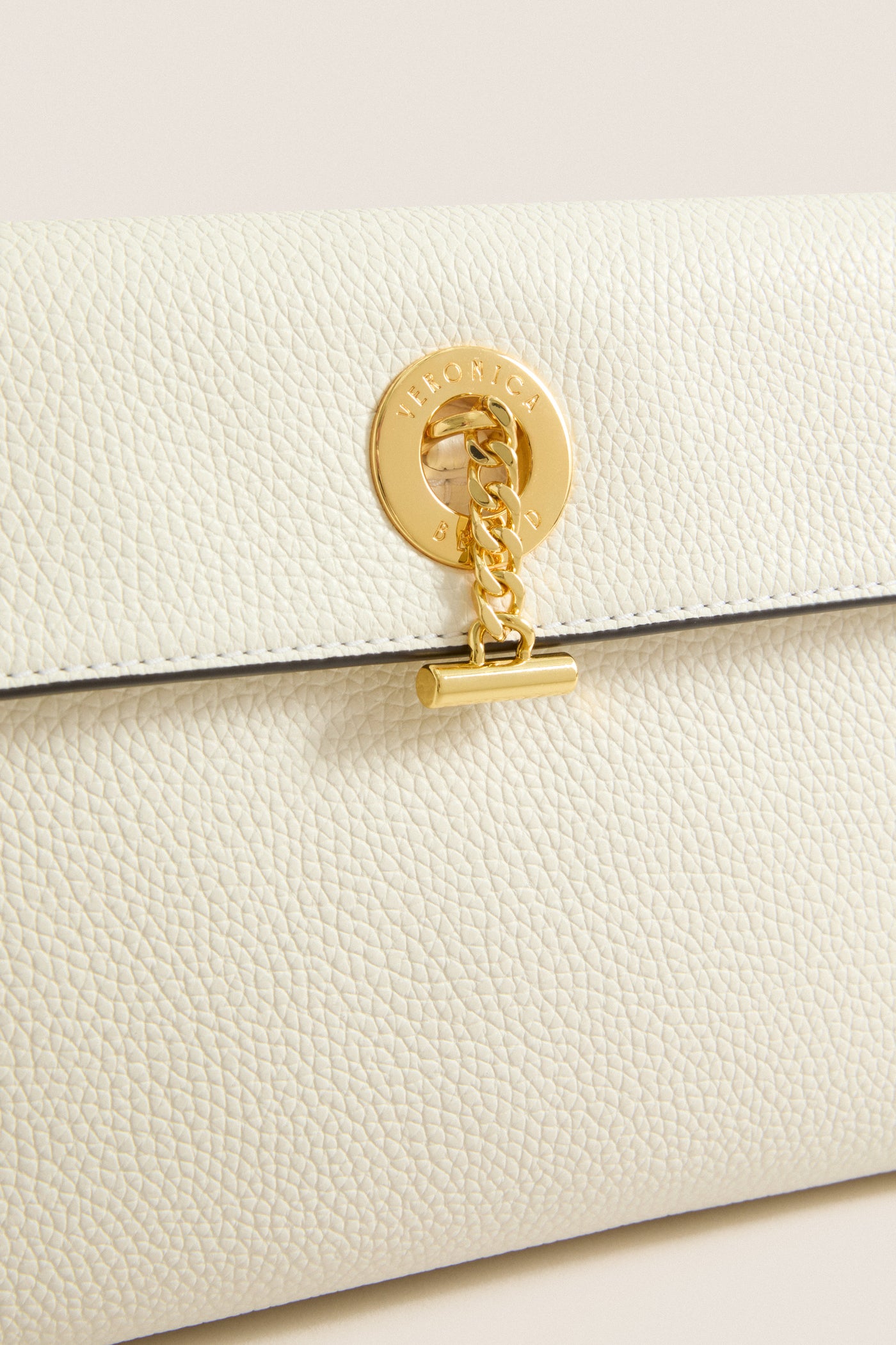 Off White Anchor Clutch