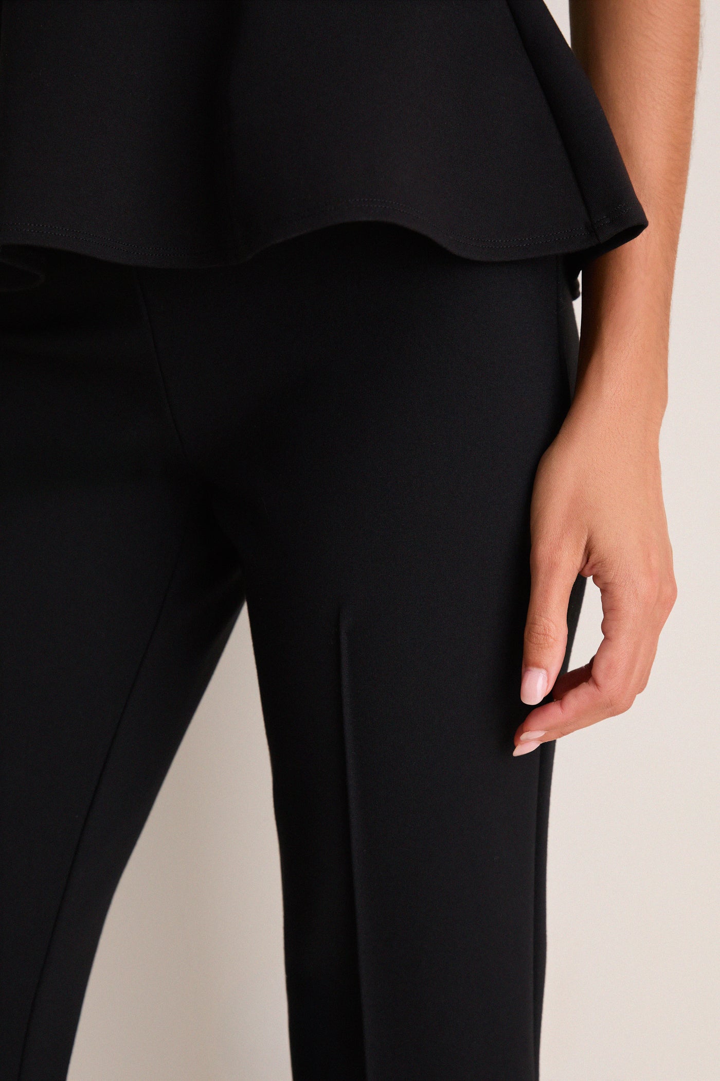Black Ponte Rene Pull On Pant