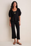 Black Ponte Rene Pull On Pant