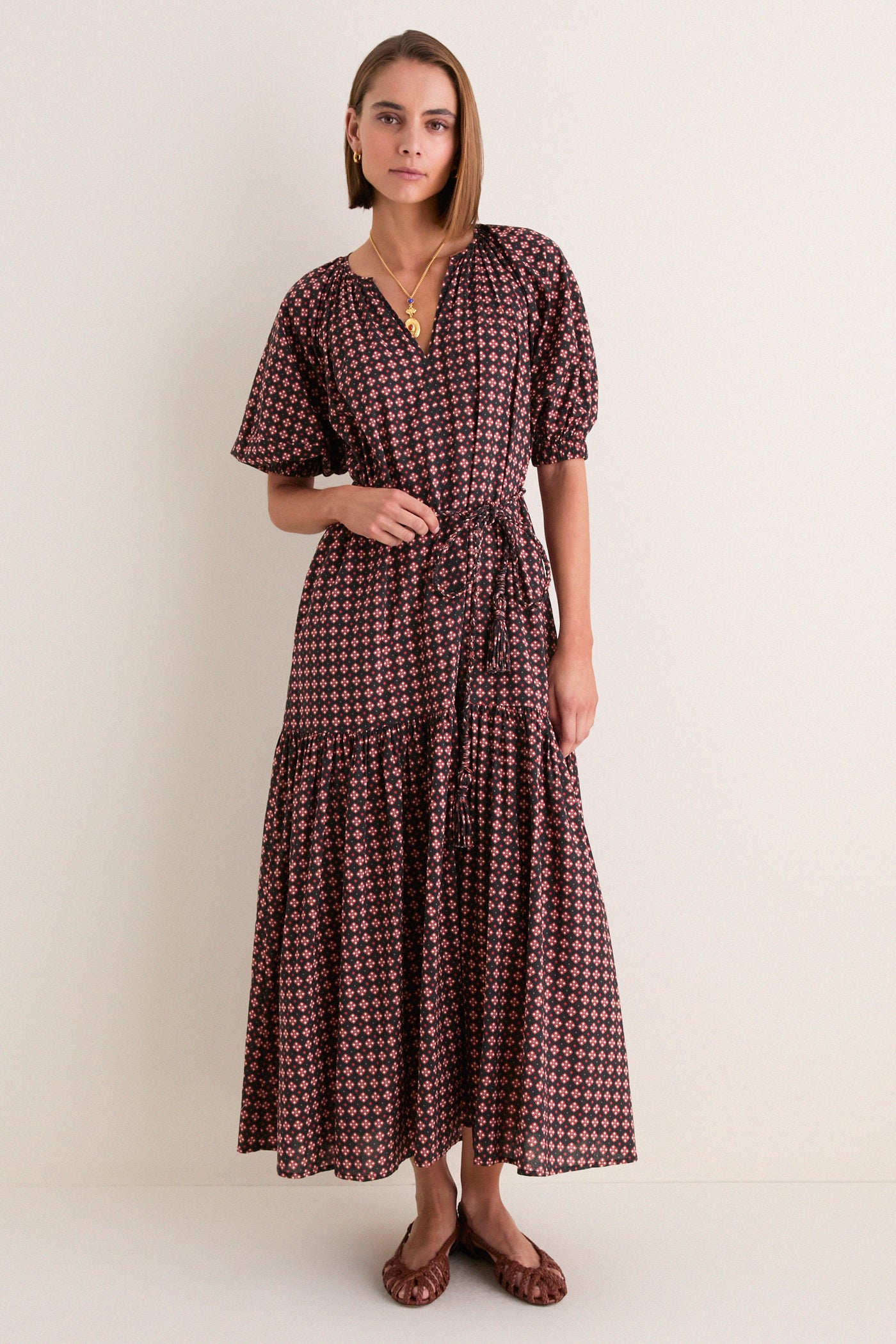 Foulard Red Otille Maxi Dress