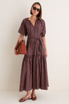 Foulard Red Otille Maxi Dress