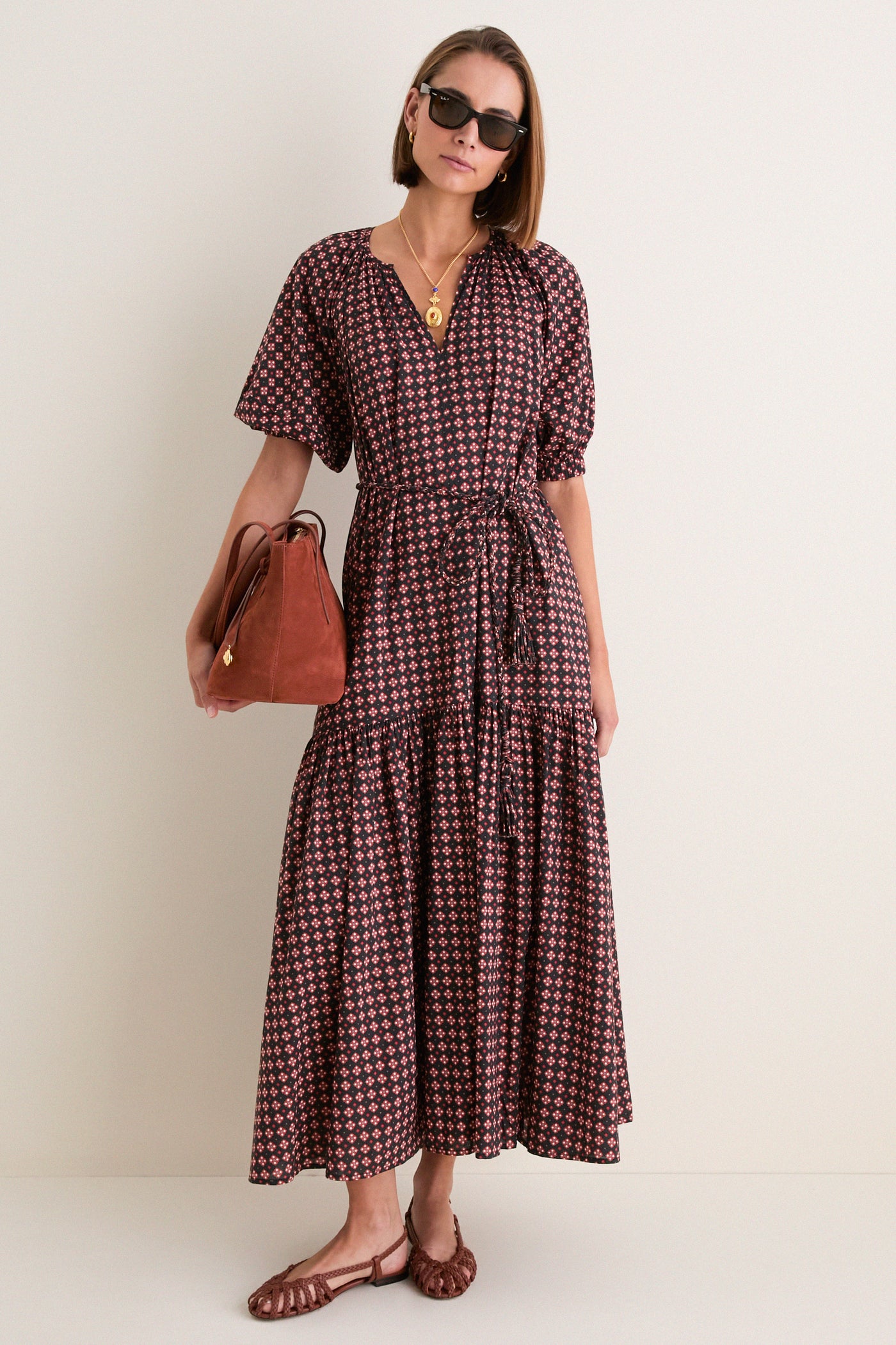 Foulard Red Otille Maxi Dress