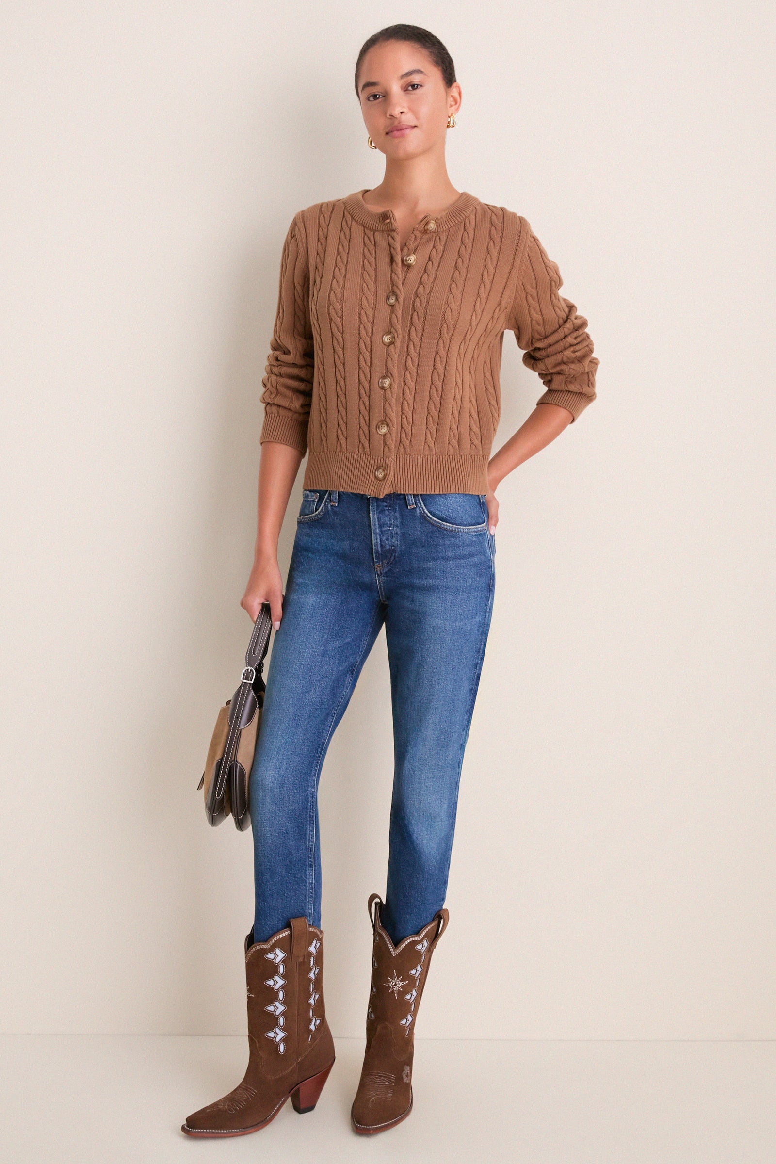 Brown Suede Jazzy Boots