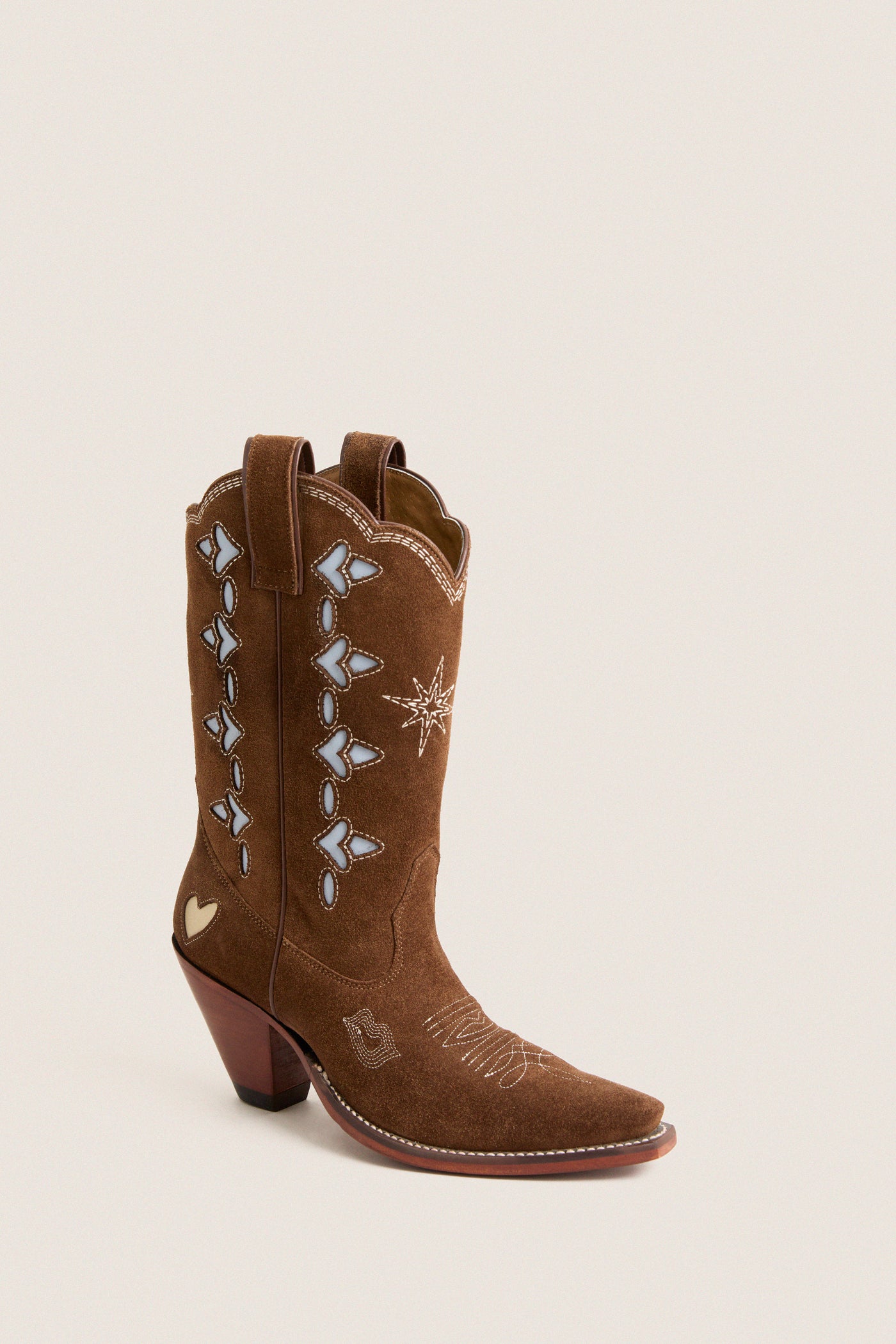 Brown Suede Jazzy Boots