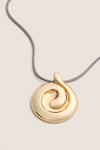 High Polish Gold Nico Mirror Rope Necklace