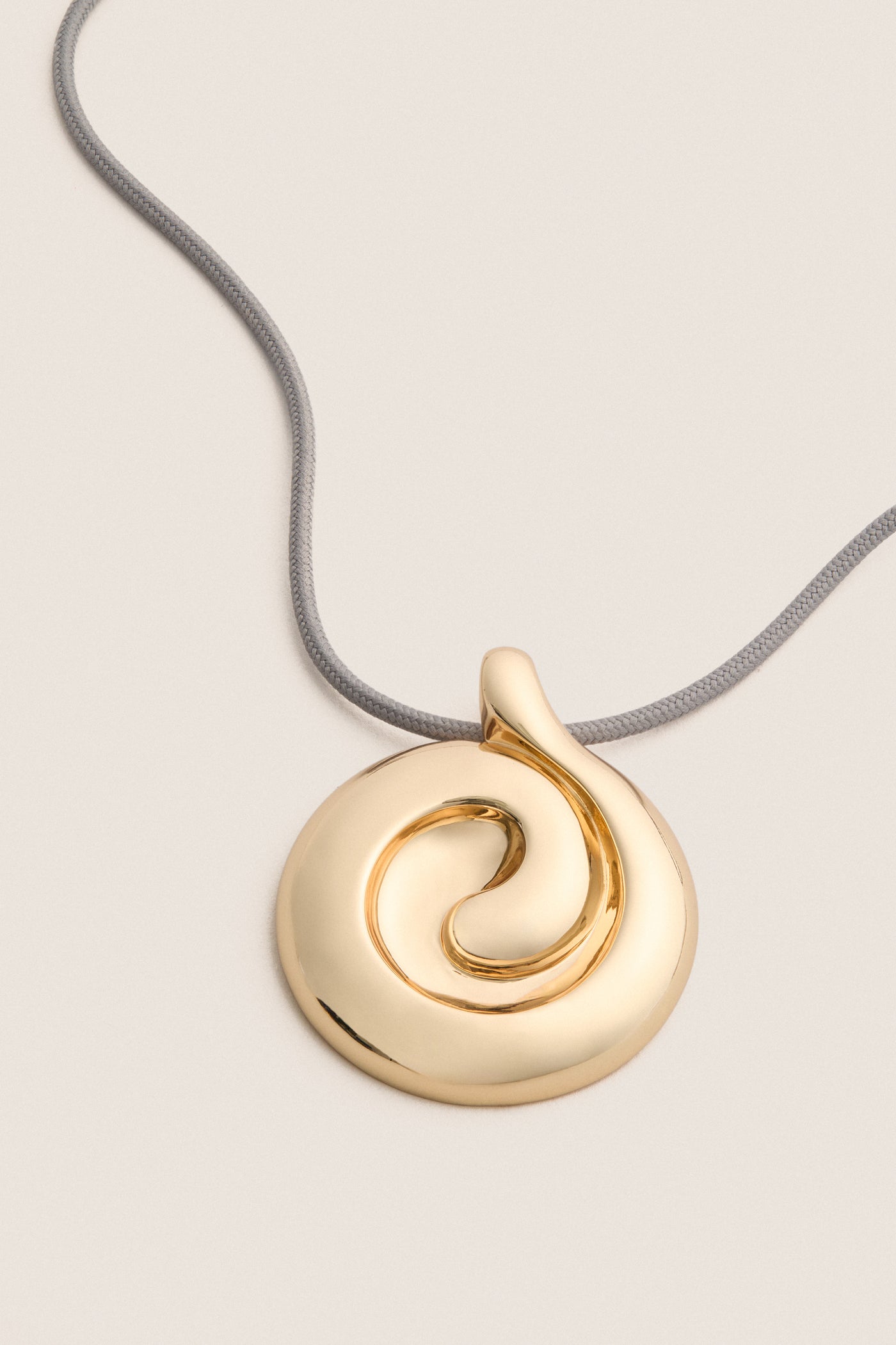 High Polish Gold Nico Mirror Rope Necklace