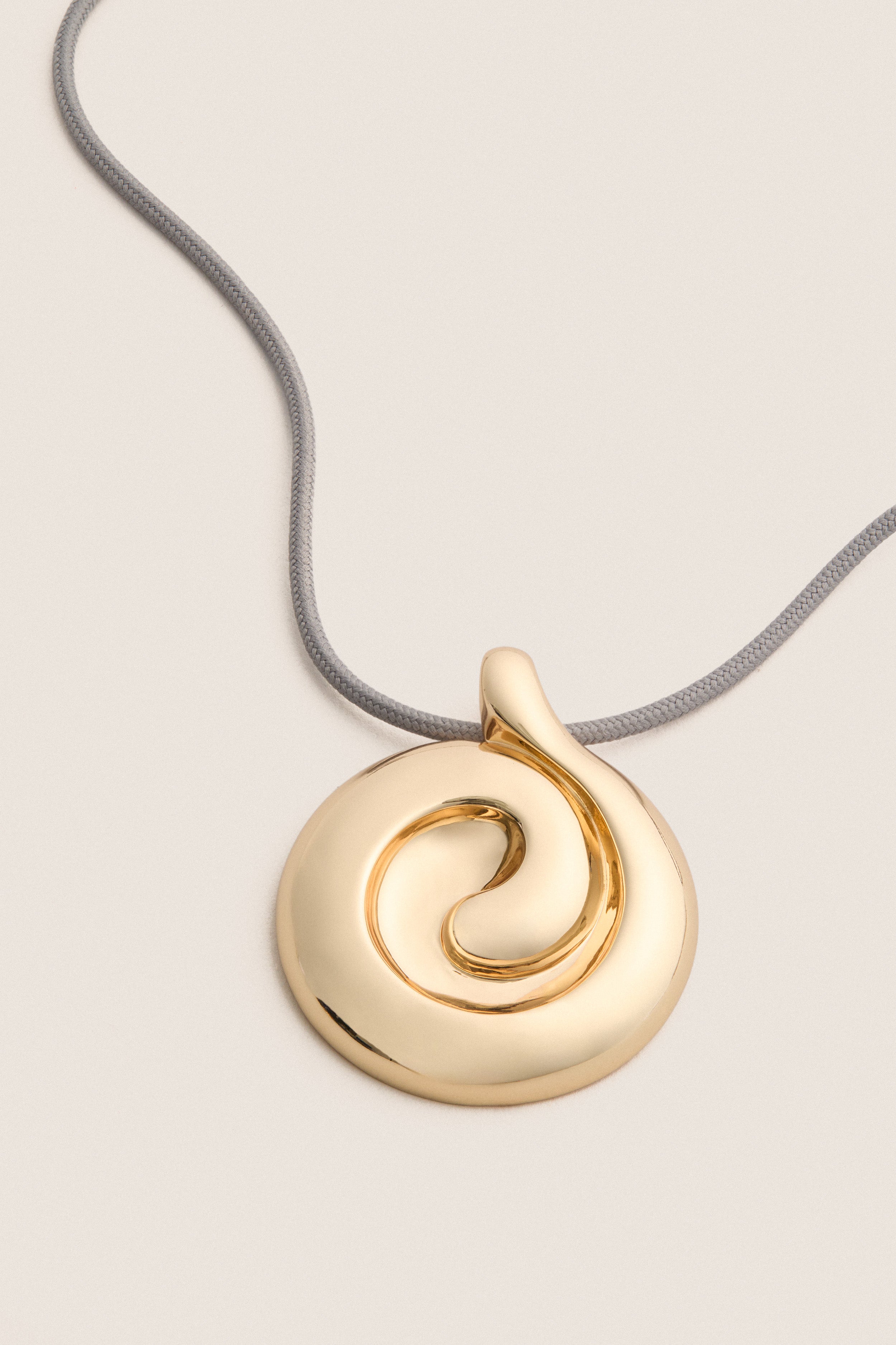 High Polish Gold Nico Mirror Rope Necklace