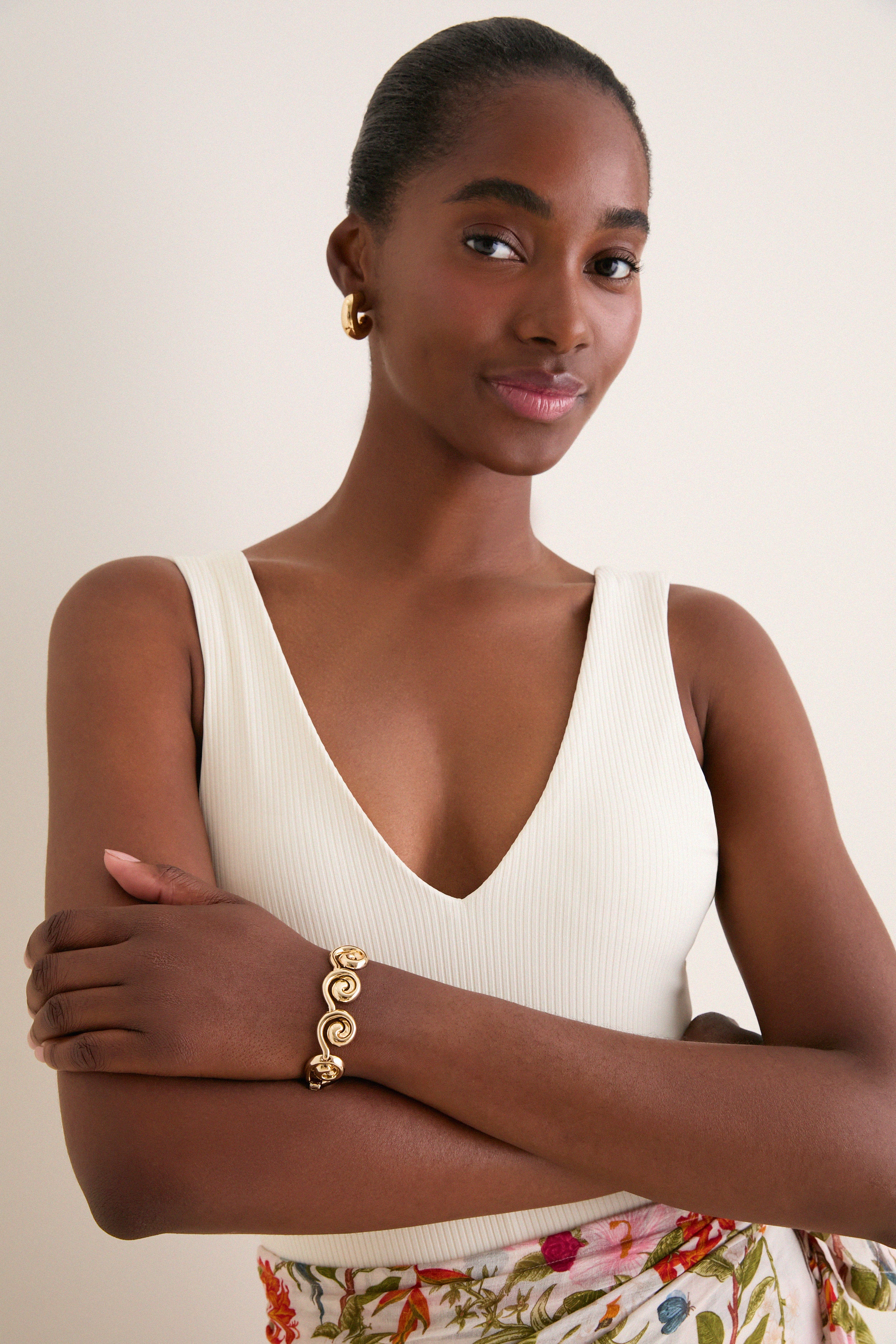 High Polish Gold Nico Bracelet