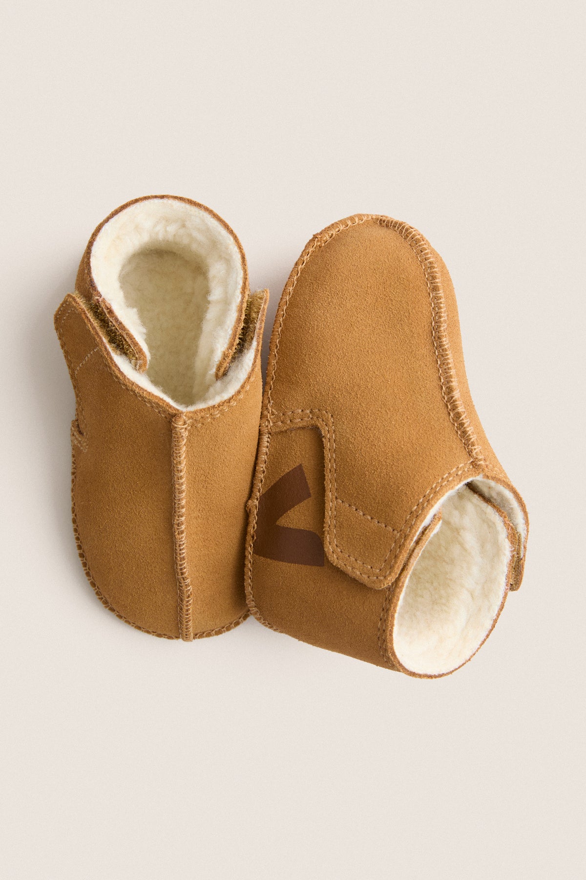 Camel Orso Winter Baby Booties