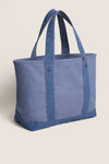 Large Cornflower Heritage Canvas Tote