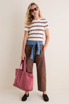 Large Brick Heritage Canvas Tote