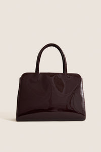 Oxblood Patent Leather Lady Bag