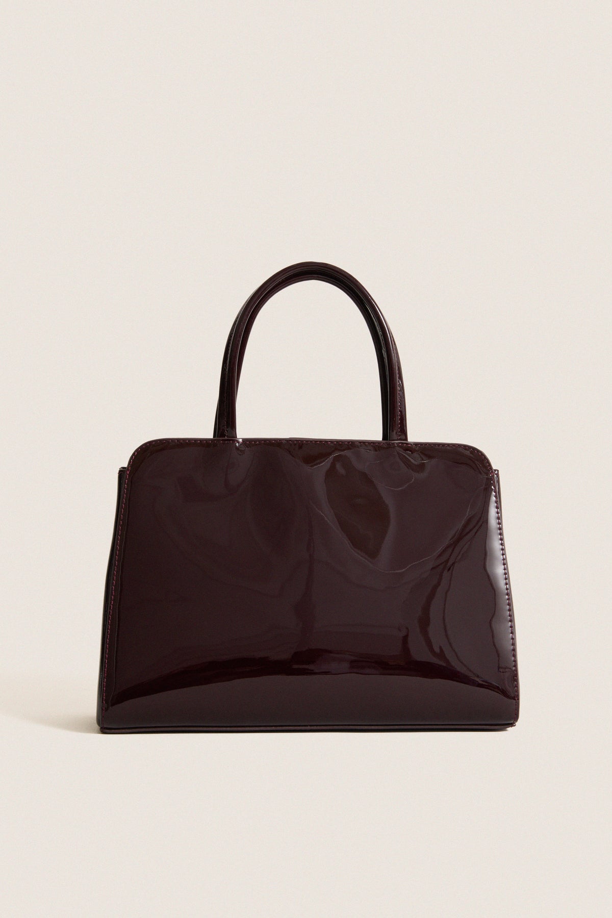 Oxblood Patent Leather Lady Bag