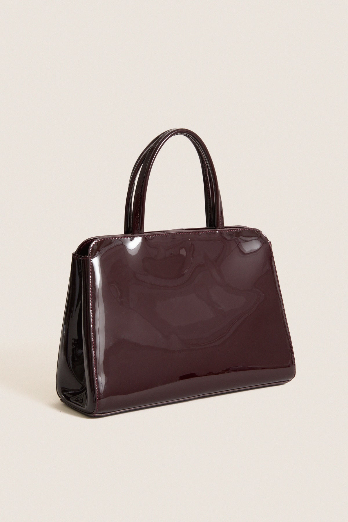 Oxblood Patent Leather Lady Bag