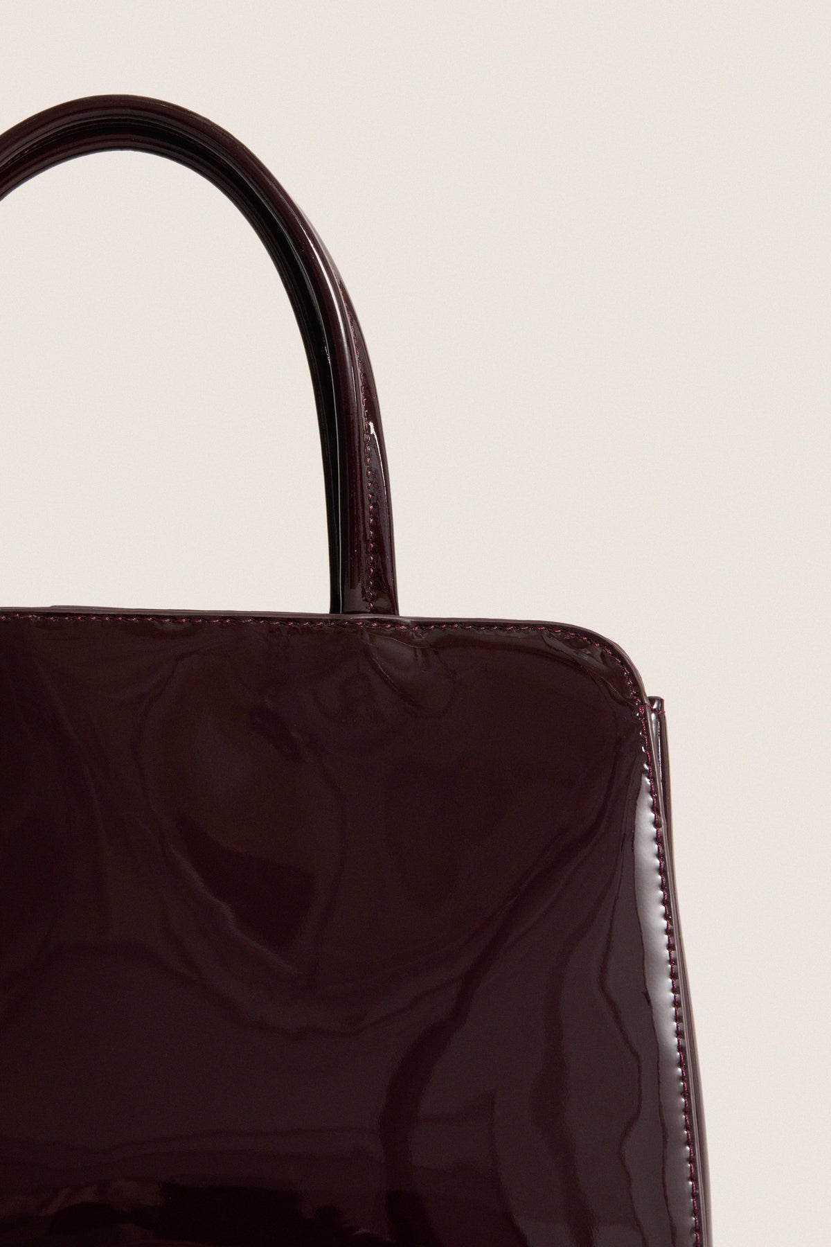 Oxblood Patent Leather Lady Bag